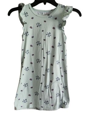 Life Is Good Light Mint Green Nightgown With Lady Bugs